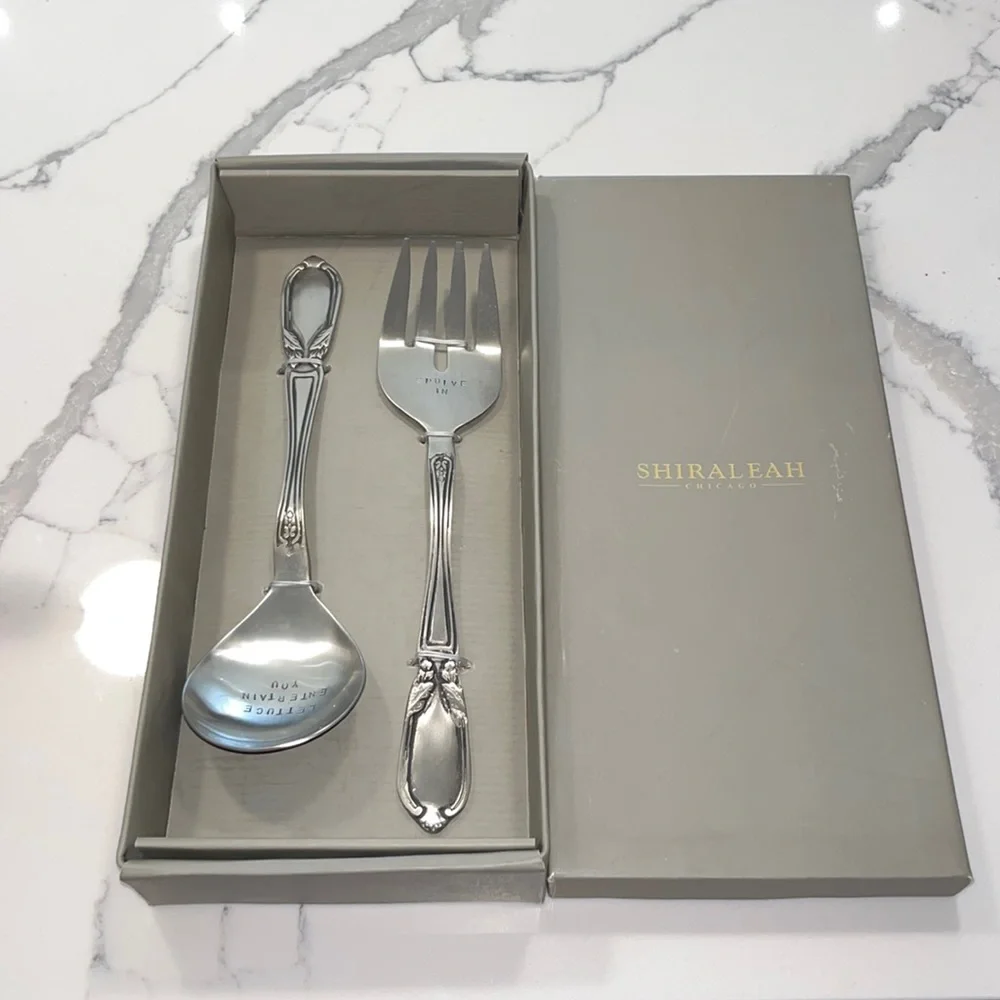 Shiraleah salad server set